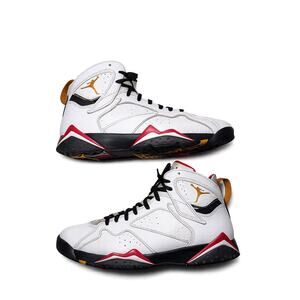 Iconic Air Jordan 7 Retro 'Cardinal' Sneakers - Men's Size 10